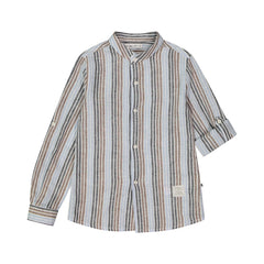 camicia misto lino bambino