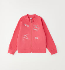 felpa con zip bambina